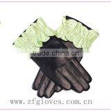 Beautiful Designed Fashion Full Finger Dress Flower Gloves
