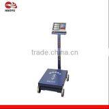 Digital Weighing Scales 1000kg Platform Scale With Wheels thumbnail-1