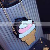 2016 Hot Selling Wallet Ice Cream Coin Purse Girl Cute Wallet With Chain thumbnail-3