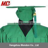 Graduation Cap With Tassel Matte Forest Green thumbnail-1