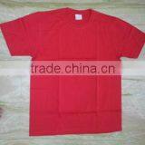 MEN BASIC RED COLOUR COMBED T-SHIRTS 120 GSM thumbnail-1
