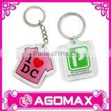 New product on market fashion smart mini custom plastic keychain