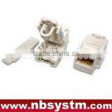 UTP Cat.5e Keystone Jack 90 Degree, Toolless Type