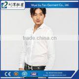 White Stripe Custom Cotton Dress Shirts Men Oem Factory thumbnail-1