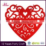 Walmart Wholesale Table Mat Non-Woven Fabric Love Heart Mat For Valentine'S Day