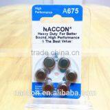 1.4V 630mAh Hearing Aid Zinc-air Battery A675 Batteries Fyu thumbnail-1