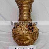 Natural Willow Dcorative Vase Rattan Pot Home Decoration Artificial Flowers thumbnail-3