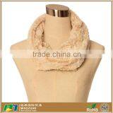 Soft Warm Short Twist Wrap Around Faux Rabbit Fur Scarf