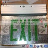 Wall Mount Acrylic Led Edge Sign Lit With EXIT Plexiglass Led Lighting Billboard