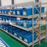 Warehouse Picking Systen -- Carton Flow Rack With Gravity Fed Roller