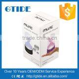 2016 New Design Hourglass Portable Wireless Music Mini Bluetooth Speaker With Magic Led Light and fm Radio/remote thumbnail-6