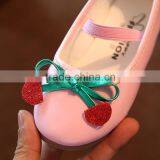 In the Autumn of 2016 Children's Shoes Super Soft Girls Princess Shoes Cute Cherry Dance Shoes Wholesale thumbnail-5