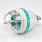 High Quality LED Rotating Party Light 3W RGB Disco Led Bulb
