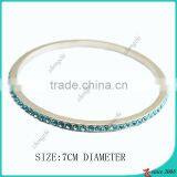 Crystals Zinc Alloy Metal Bangle (MB) thumbnail-1