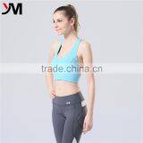 2016 Popular Design Nylon SUPPLEX Wholesale Custom Sexy Sports Crop Top Yoga Tank Tops for Women thumbnail-2