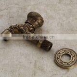 Solid Brass Laundry Sink Bar Antique Washing Machine Brass Hose Bib Mixer Tap Bathroom Water Tap 0637 thumbnail-1