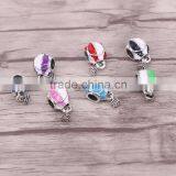 5.0MM Hole Mixed Metal Enamel Beads Big Hole European Beads Fit Making European Charm Bracelet Jewelry thumbnail-1