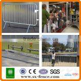 Hot Dipped Galvanized Silver Spray Concert Crowd Barrier / Crowd Control Barrier