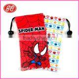 Coloful Heat Transfer Printing Soft Microfiber Bag for Mobile Phone /charger thumbnail-3