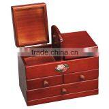 Wholesale FSC&SA8000&BSCI Folding Wooden Sewing Storage Gift Box for Birthday thumbnail-3