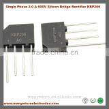 Single Phase 2.0 A 600V Silicon Bridge Rectifier KBP206 thumbnail-3