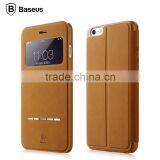 Baseus Deerskin Smart Sliding Flip Leather Case for IPhone 6 Plus