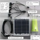 hot selling products solar led lamps with cell phone charging