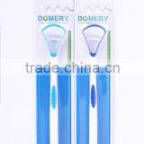 2016 New Fashion Gum Massage Tongue Cleaner Adult Dental Product Plastic Dental Tongue Cleaner