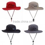 Foldable Quality Big Brim Plain White Cotton Custom Bucket Hat with String