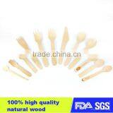 Factory High Quality Disposable Wooden Spoon Fork Knife thumbnail-1