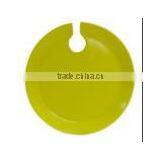 10 Inch Coctail Melamine Plate With Wine Glass Holder thumbnail-1