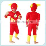 Muscle The Flash Child Boy Costume Halloween Party The Flash Character Costume Children Kids Muscle Cosplay Clothing Mascot