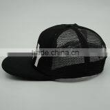 Customized Flat Bill Hip Pop Fashion Black 3d Embroidery Snapback Cap thumbnail-3