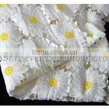 New Design Sunflower Pattern Cheap Guipure Lace Fabric for Children Dress thumbnail-2