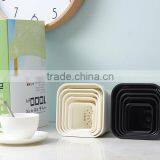 Free Samples Small Flower Pot Gardening Mini Plastic Pots Square Flower Bonsai Planter Nursery Pots 10.5*9.6cm thumbnail-3