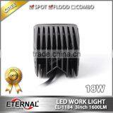 18W Cube Off-road Fog Light ATV Motorcycle Marine Headlight Dually Pillar A Spot Led Work Light thumbnail-4