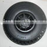 PU Foam Flat Free Wheels 10" x 3.00-4 thumbnail-1