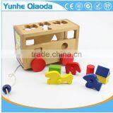 Shape Sorter Bus - Pull Along Toy - Many Shape Blocks thumbnail-2