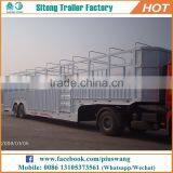 China Manufacturer 3 Axles Vehicle Carrier / Car Carrier Transport Semi Trailer for Sale thumbnail-5