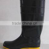 Cheap Black Knee High Rain Boots thumbnail-2