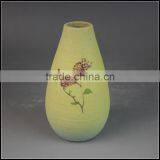 2017 New Hand Painted Mini Yellow Stoneware Vase thumbnail-3