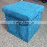 Store More Hot Sales Collapsible Turqouise Storage Bench Seat thumbnail-1