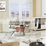 TH340 Cheap Hot Pot Table for 6 Round Black Dining Table thumbnail-2