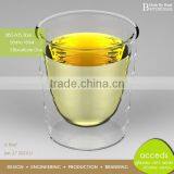 Unbreakable Pyrex Glass Drinking Custom Espresso Cup And Saucer thumbnail-6