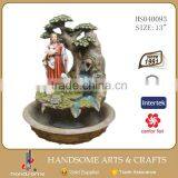 13 Inch Resin Shepherd Garden Indoor Water Fountain thumbnail-1