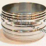 Stylish Metal Napkin Rings, Wedding Tall Napkin Ring, Handmade Matel Napkin Rings thumbnail-3
