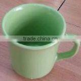 Best Selling V-shape Color Glazed Ceramic Coffee Mug Cup for Drinking thumbnail-2