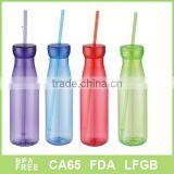Colour Clear Plastic Milk Water Bottle for Kids thumbnail-1