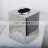 Square Mini Metal Tissue Box Made in China thumbnail-1