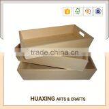 Portable Antique Small Wooden Tray for Plants With 7 Years Experience thumbnail-4